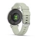 Смарт-годинник Garmin Lily 2 Classic сріблястий із шавлієво-сірим нейлоновим ремінцем