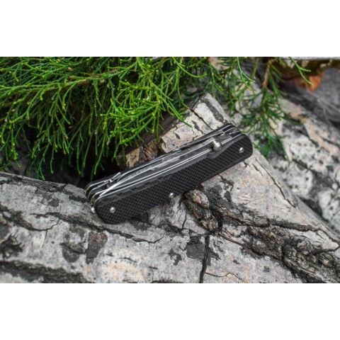 Багатофункціональний ніж Ruike Trekker LD31-B, (8.5 см) 12C27 / G10 чорний, 14 інстр.