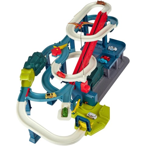 Ігровий набір ZIPP Toys Dino автотрек-міська розв'язка електричний, 8 машинок,