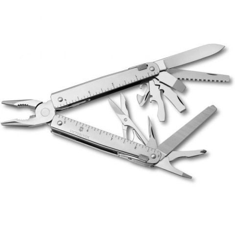 Мультитул Victorinox Swisstool X 115мм,28функ+чорн.шкір.чохол