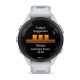 Смарт-часы Garmin Forerunner 265s с черным безелем, белым корпусом и бело-неотропик силиконовым ремешком