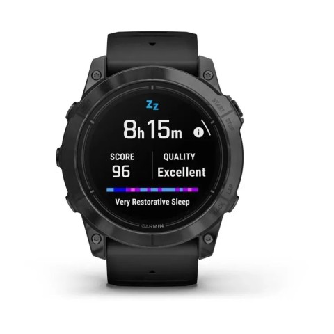 Смарт-часы Garmin epix Pro Gen 2 Standard Edition (51 мм) сланцево-серые с черным ремешком