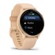 Фітнес годинник Garmin Vivoactive 6 Metallic Pink Dawn із силіконовим ремінцем 010-02985-03