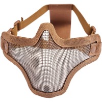 Маска для страйкбола ASG метал, нижняя половина tan