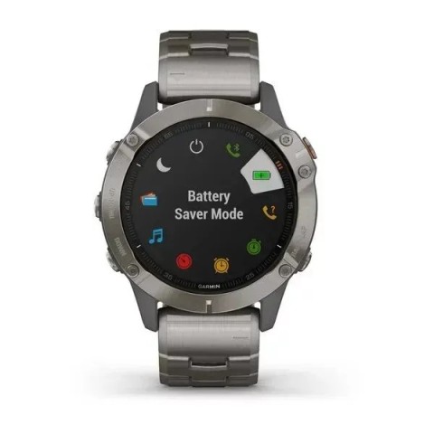 Смарт-часы Garmin fenix 6 Pro Sapphire титановые с титановым ремешком
