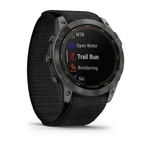 Смарт-годинник Garmin Enduro 2 з чорним нейлоновим ремінцем