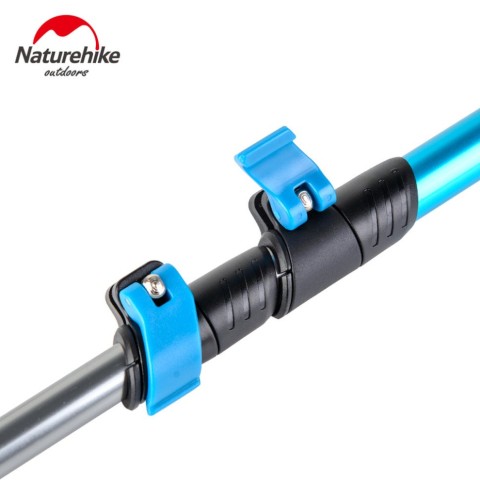 Трекінгова палиця 3-сек. Naturehike Women 6061 AL NH17D001-Z, 57-120 см, алюміній,  золотиста