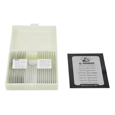 Набір мікропрепаратів KONUS Зоологія: Найпростіші (10 шт.)