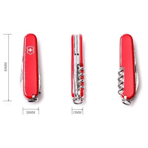 Ніж Victorinox Sportsman 84мм,13функ,черв