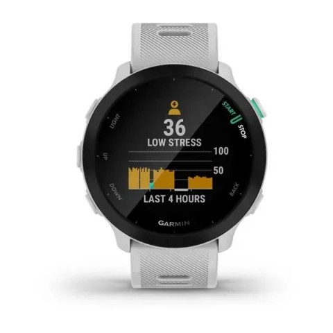 Смарт-часы Garmin Forerunner 55 с белым ремешком