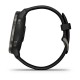 Смарт-часы Garmin Venu 2 черные с черным безелем и кожаным ремешком