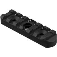 Планка ROME M-LOK Picatinny 6 slots з адаптером під QD (Алюміній/Сталь) black