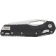 Нож Microtech MSI Stonewash Tri-Grip Polymer Black