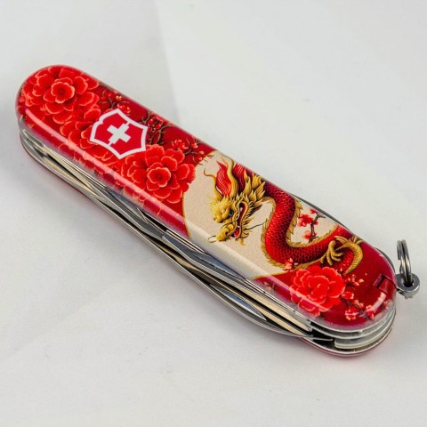 Ніж Victorinox Climber Zodiac 91мм,14функ ,Китайський червоний дракон