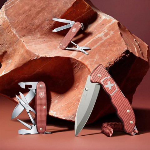 Складаний ніж Victorinox EVOKE Stone Red 0.9415.L25