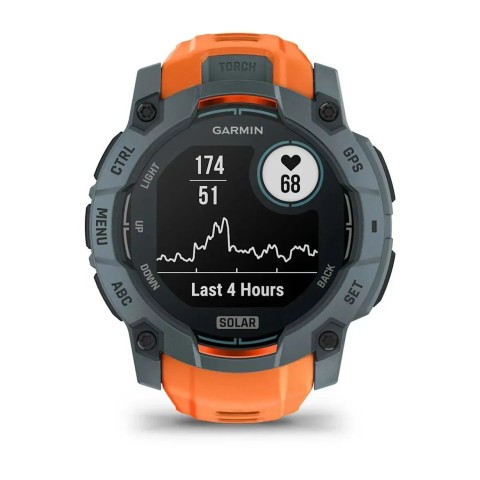 Смарт-годинник Garmin Instinct 3 (50 мм) Solar сутінковий/сонячний