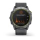 Смарт-годинник Garmin Enduro сталевий з сірим нейлоновим ремінцем UltraFit