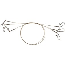 Поводок Savage Gear Raw49 Trace 20cm 0.27mm 7kg Swivel/Needle Snap (3 шт/уп.)