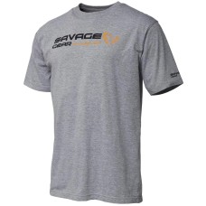 Футболка Savage Gear Signature Logo T-Shirt XXL Grey Melange