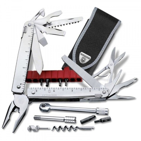 Мультитул Victorinox Swisstool X Plus Ratchet 115мм,38функ+чорн.нейлон.чохол