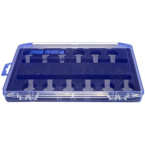 Коробка Meiho Versus Wave Tai Rubber Stopper VW-2020NS 225x190x28mm Clear