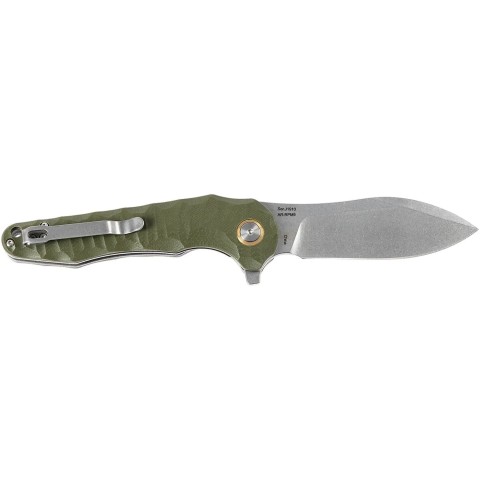 Нож CJRB Mantgrove, G10, ц:green