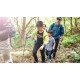 Трекінгова палиця 3-сек. Naturehike Boy 6061 AL NH17D001-Z, 50-100 см, алюміній, блакитна