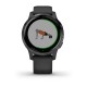Смарт-годинник Garmin vivoactive 4S чорний із грифельним безелем