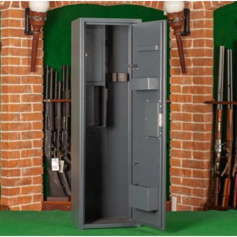 Сейф збройовий ШОС-1000, антрацитово-сірий