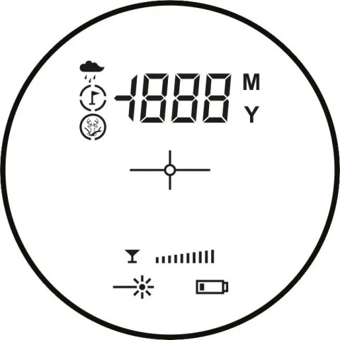 Дальномер лазерный Hawke LRF LCD 6x25 800м