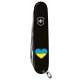 Ніж Victorinox Spartan Ukraine 91мм,12функ,чорн ,Серце синьо-жовте