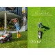 Акумуляторна газонокосарка Litheli, живлення від павербанку (УМБ Litheli Power Bank 20000 mAh, 45 W, 4А SE в комплекті)