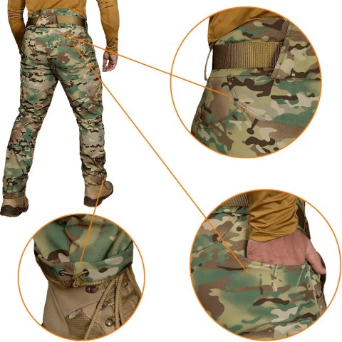 Брюки Camotec SoftShell Vent M камуфляж