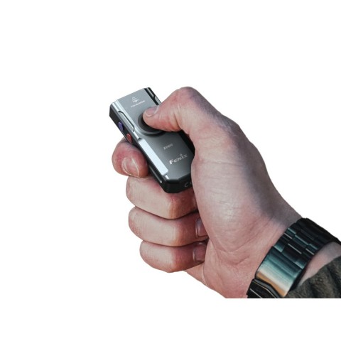 Ліхтар наключний Fenix E06R бірюзовий