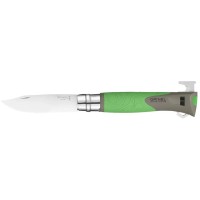 Нож Opinel №12 Explore, w/ Tick Remover ц:green