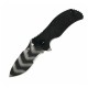 Ніж складний Zero Tolerance FOLDER G-10 BLACK/TIGER STRIPE SERRATED 0350TSST