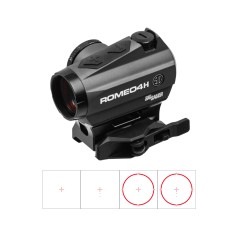 Прицел коллиматорный SIG Optics ROMEO4H RD, BALLISTIC CIRCLE QUADPLE, 0.5 MOA ADJ, GRAPHITE