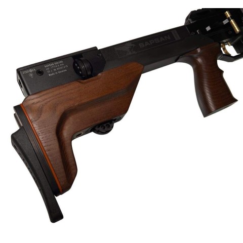 Пневматическая винтовка PCP SAPSAN TACT 550/300 4.5мм (коричн/чорн)