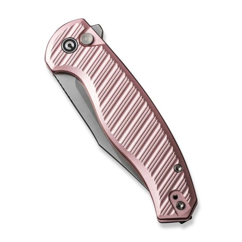 Ніж складаний туристичний Civivi Stormhowl, (8.4 см) Nitro-V / Aluminum рожевий