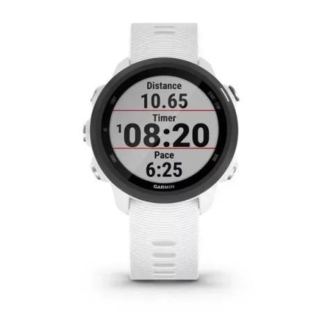 Смарт-годинник Garmin Forerunner 245 Music з білим ремінцем