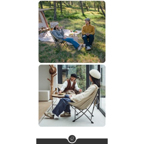 Стілець складаний Naturehike Stellaluna T02J CNK2350JJ010, бежевий