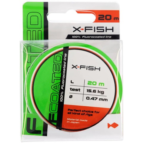 Флюорокарбон X-Fish FCoated 20m 0.47mm 15.6kg