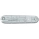 Накладка на ніж Victorinox 91мм silver transparent передня з лого (Va+)