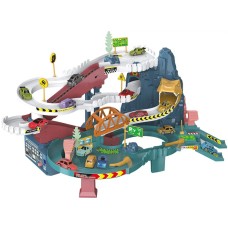 Ігровий набір ZIPP Toys Dino автотрек-серпантин електричний, 6 машинок,
