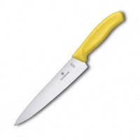 Кухонний ніж Victorinox SwissClassic Carving лезо 19см з жовт. ручкою (блістер)