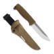 Ніж Peltonen M07 (N690), без покриття, coyote, coyote композитний чохол