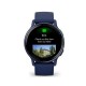 Смарт-часы Garmin vivoactive 5 темно-синие с безелем металлик