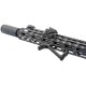 Упор Leapers Angled Foregrip, M-LOK, Aluminum, Ultra Slim ц:black