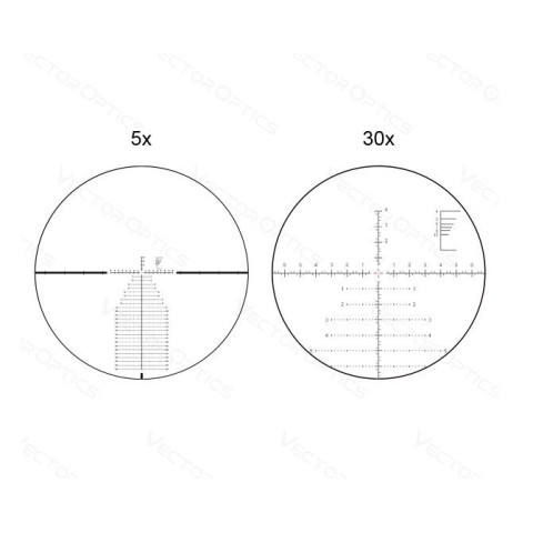 Прицел оптический Vector Optics Continental 5-30x56 (34mm) illum. FFP Ranging