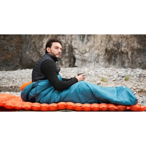 Спальний мішок KingCamp Tigris 250 Comf +12°C / Lim +7°C / Extr -3°C Peacockblue